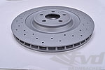 Brake disc drilled " Sport Z " left and right rear 18" ( 356 x 28mm )