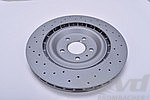 Brake disc drilled " Sport Z " left and right rear 18" ( 356 x 28mm )