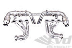 Exhaust System with valves 997 GT3/RS "Brombacher" incl. RSR style tips