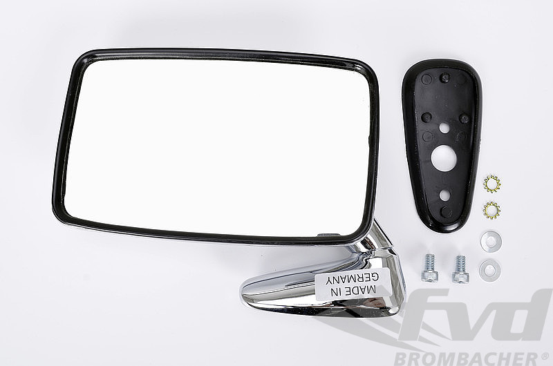 Left Side Blue Wide Angle Wing Mirror Glass for Porsche 911 05-12 Heated plate