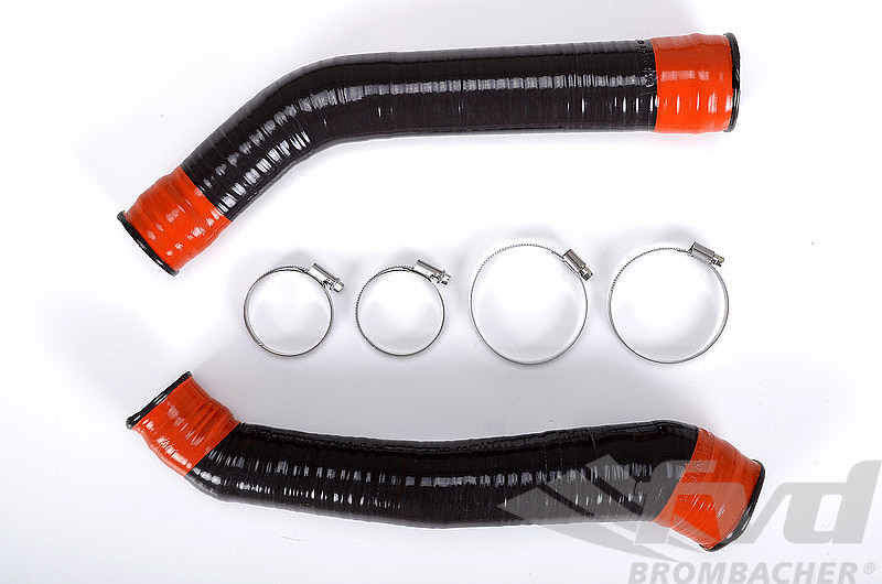 2 Turbo Hose Pair – Head To CAC Intercooler Spider Tube For 1999.5-2003 7.3L Powerstroke
