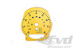 FVD Brombacher Instrument Face Set 991.1 Turbo - Racing Yellow - PDK - MPH - Fahrenheit - With Logo