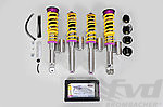 KW Coilover Suspension Kit 997.1 GT2 / 997.2 GT2 RS - RWD - Variant 3 - Clubsport - For PASM