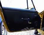 RS Inner Door Panel Set 911 / 930 / 964 / 993 - Leather - Speed Yellow Door Pulls