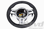 Steering Wheel 987.1 / 997.1 - Tiptronic Transmission - Paddle Shift - Black Leather - Without AB