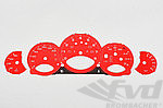 FVD Brombacher Instrument Face Set 997.2 Turbo S - Guards Red - PDK - KPH - With Logo