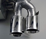 Sport Muffler 991 - 3.4 L  "Brombacher" with Valves and Tips