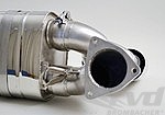 Sport Muffler 991 - 3.4 L  "Brombacher" with Valves and Tips