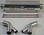 Sport Muffler, 911 2014+ (991) Turbo/S "Brombacher" (TUV Version only in conjunction with OE cats)