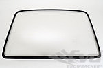 Rear Polycarbonate Lightweight Window 964 / 993 Coupe - 3 mm - Clear - Flush Mounted