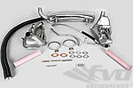 Free Flow Exhaust 911 SC 1980-83 USA - Sport - With Heat (SSI) - Single Outlet - ø 70mm Tip