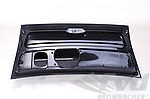 Heckspoiler Kevlar 996 GT3 RS-Look, Heckdeckel Kevlar ,Flügelbrett +2 seitl. Endplatten-Sichtcarbon