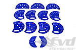Zifferblattsatz Blau (Pantone 661C) 986 / 996.2 / 996.2 GT3 - 2002-2005 mit Bordcomputer