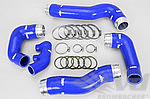 Reinforced Intercooler Hose Kit  blue 996 Turbo / GT2 - Blue