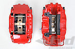 Brembo-Sport System GT (4-Kolben) 355x32mm, VA gelochte Scheiben - Bremssattel rot