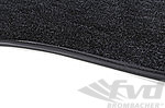 Teppichsatz komplett Targa 66-73 schwarz Zellstoff-Velour