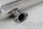 Muffler 911 F Model - Sport - Stainless Steel - 2 in x 1 out - Ø 70 mm (2.75") Tip