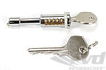 Lock cylinder with key