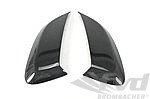 Ram Air Side Inlet Set 718 Boxster / Cayman - FVD Clubsport Tribute Series - Carbon + Gloss Gel Coat