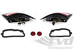LED Taillight Set 987.1 Boxster / Cayman - Red / Crystal - European ECE Approved for Street Use - E4