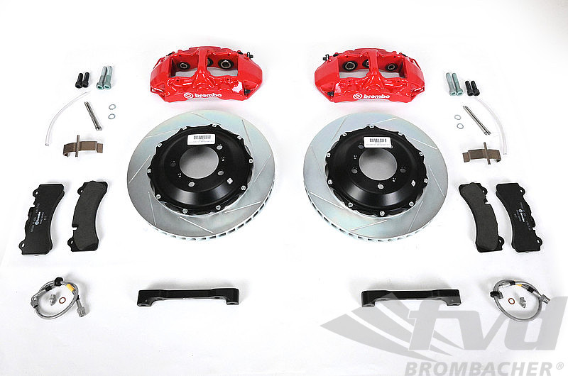 Brembo Front 380x32 Rotors + Six Piston Calipers –
