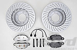 Kit complet service freins AV 982 Cayman/Boxster GTS 4,0L - disque inox ( -I450)