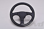 Sport Steering Wheel with Hub - 360mm - Embossed Crest - Hub Elevation 15mm - Without AB