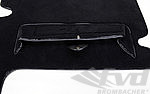 Kofferbodenbelag Teppich 964 RS Velour schwarz für Linkslenker