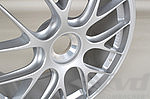 9x19 ET 47 BBS 1-pc. forged Motorsportwheel, silver, with center lock, GT3/GT2 RS 8,1Kg