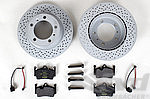Brake service kit rear 981/981S (I008+ I009) steel brake ( -I450) incl. discs