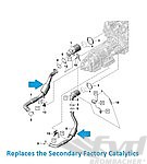 Secondary Catalytic Bypass Set Panamera 971.1 GTS / Turbo / Turbo S - 4.0L V8 - Cargraphic