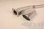 Sport End Muffler 944 Turbo / 944 Turbo S - Stainless Steel - Cargraphic
