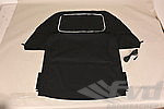 Convertible / Cabrio Top 993 - Complete - Black - with Zipper Window