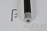 E-Brake handle sleeve Aluminium with Carbon insert