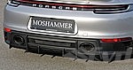 Rear Diffuser - 992 Sport Design Rear Bumper - MOSHAMMER