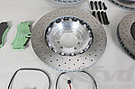 PCCB -> Steel Brake Kit - For Standard Wheels - 380 mm / 350 mm - Green Cup Pads