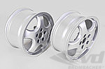 Set of 4 rims -Cup 1-Look- Cup-Design silver 7,5x17ET52+9,0x17ET47) - TUV