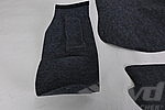 Trunk Carpet Set 911 / 930  1987-89 - Perlon Felt - Grey / Black - With Intensive Headlight Washer