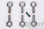 Carrillo 3.2/3.3 turbo connecting rod set 84- (22mm pin) CARR Bolts