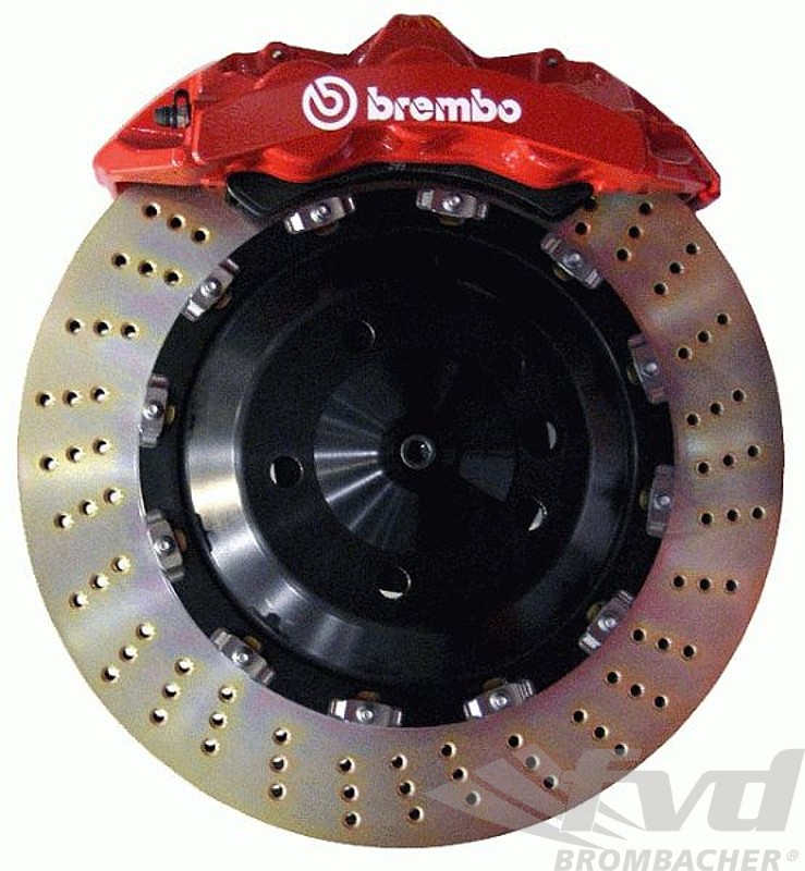 Sport Brake System - FRONT - BREMBO GT - 6 Piston - Drilled - 405