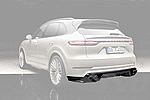 TechArt Rear Apron + Diffuser Cayenne E3 (9YA) - SUV / Coupe - For Standard Rear Bumper