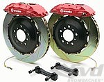 Brembo GT Sport Brake System - Front - 4 Piston - Slotted / Type 1 - 355 x 32 mm - Red Caliper