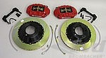 Brembo-Sport System GT rear (4-piston) 380x28mm, slotted discs - Caliper red
