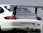 Rear Bumper 996 GT3 Cup Tribute 2003-04 - Center Exit and Tow Hook Cut Out - 2.78 kg - GRP