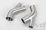 Sport Muffler 991.2 Turbo / S - Brombacher - TUV Version - For OEM Cats and Tips