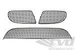 Jeu grilles pour bouclier AV 997.1 GT3/GT3 RS/ Cup - Complete - Noir