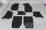 Teppichsatz komplett Coupe 65 - 68 schwarz "Haargarn Boucle"
