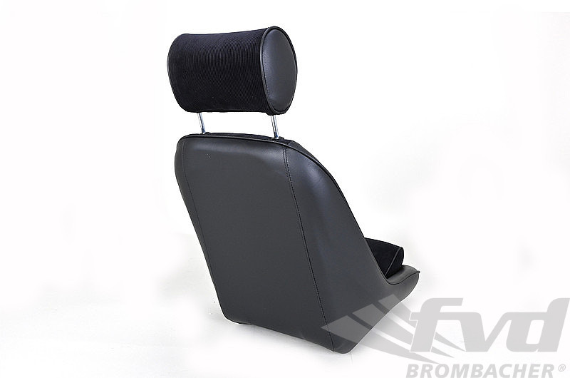 Sportsitz Classic RS (Kunstleder / Sitzfläche Cord) mit Kopfstütze, untere  Befestigung