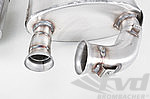 Street Muffler Set 993 - Cargraphic - TÜV Approved - Stainless Steel