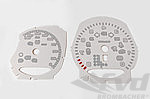 Zifferblattsatz Indischrot 718 Boxster S / Cayman S - Schalter - MPH - Fahrenheit